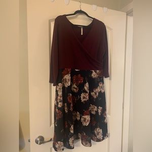 Hourglass Bombshell Needed for Knit ModCloth Faux Wrap Dress